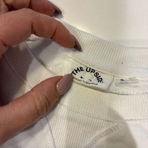 The Upside White Bondi Arrow Sweatshirt Small - Picture 4 of 11